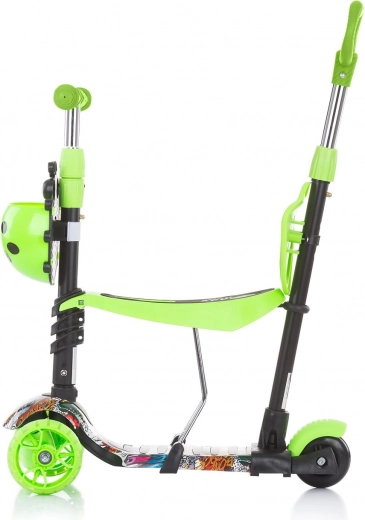 3в1: водене, колело за бутане и тротинетка