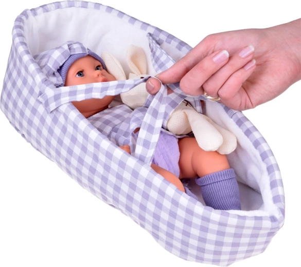 Текстилна кошничка с дръжки за лесно пренасяне