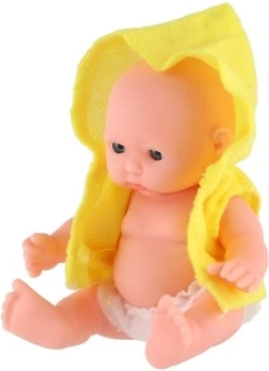 Очарователно бебе 12 см с текстилни дрешки