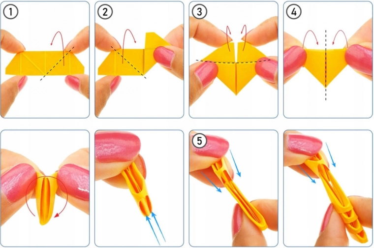 Лесно сгъване стъпка по стъпка