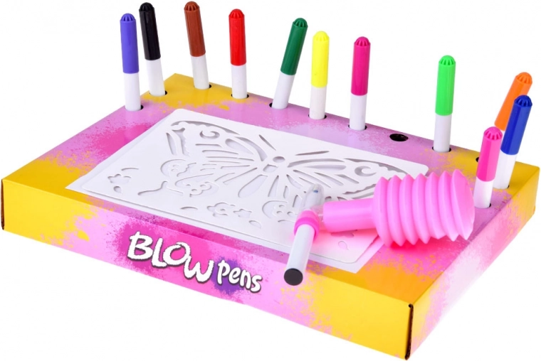 Многократни шаблони и държач за флумастери