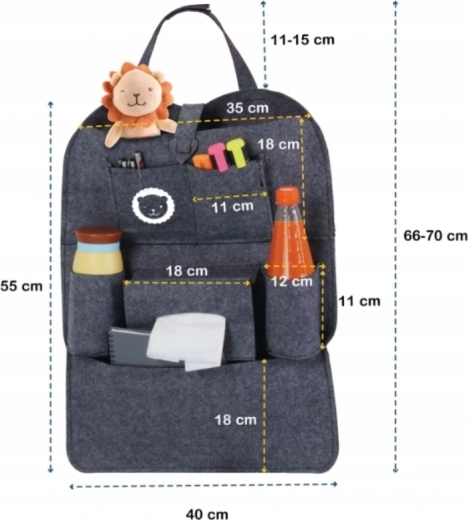 7 pockets for maximum clarity