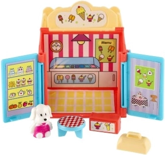 Сладкарница за сладолед, пълна със сладка фантазия