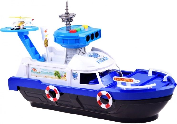 Хеликоптерна площадка и хеликоптер за въздушна подкрепа