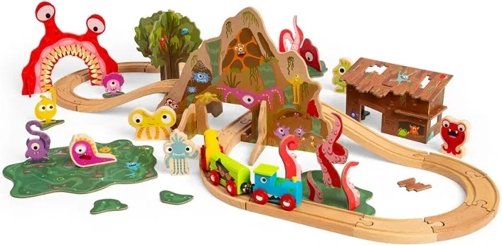 Imagination on the tracks: 50-piece monstrous adventure