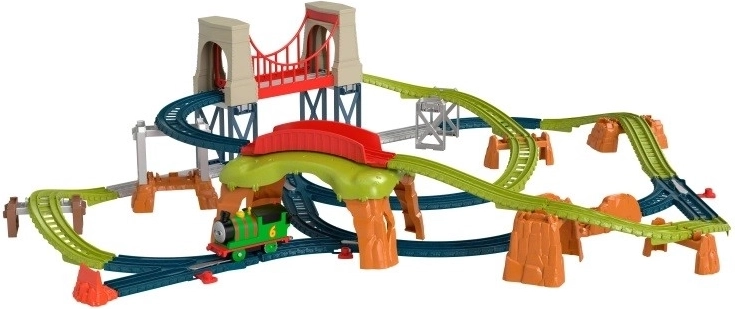 Комплект релси с задвижвана локомотива