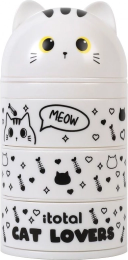 Cute white cat design