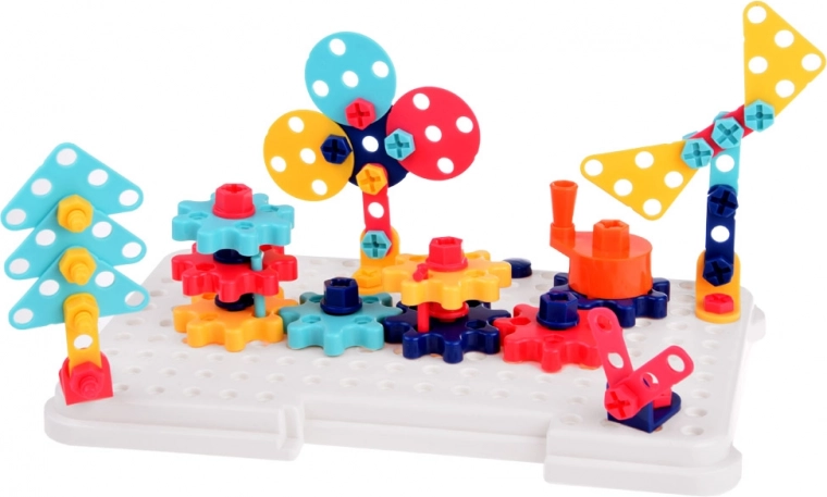 Зъбни колела и цветни елементи за подвижни конструкции