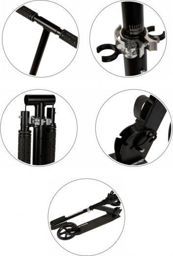 Расте с ездача: регулируема височина 95–105 cm