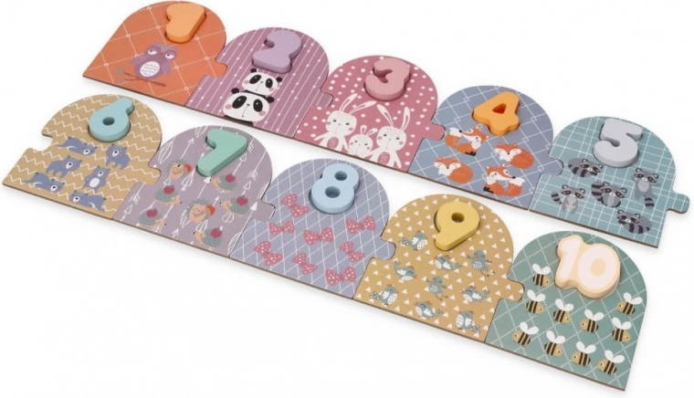 Учене на цифрите 1–10 чрез игра