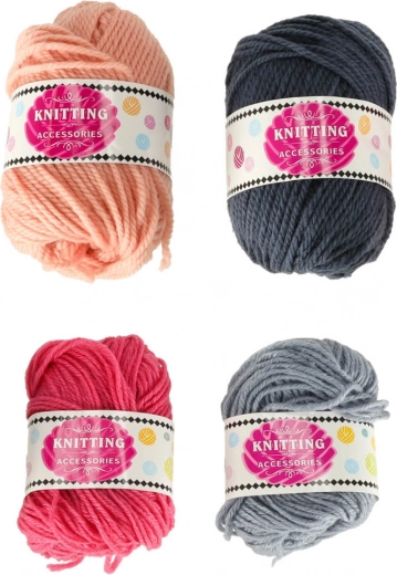 Пълен комплект с прежди и инструменти