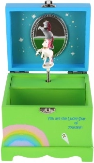 Spinning unicorn with melody