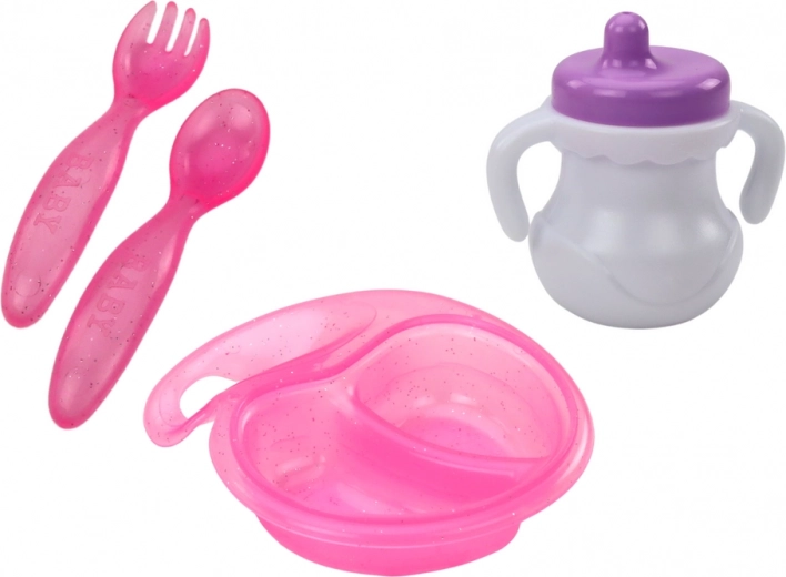 Practical tableware set for little hands