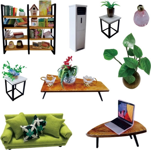 Детайлни миниатюри на мебели