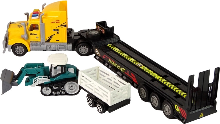 Превоз на машини върху ремарке