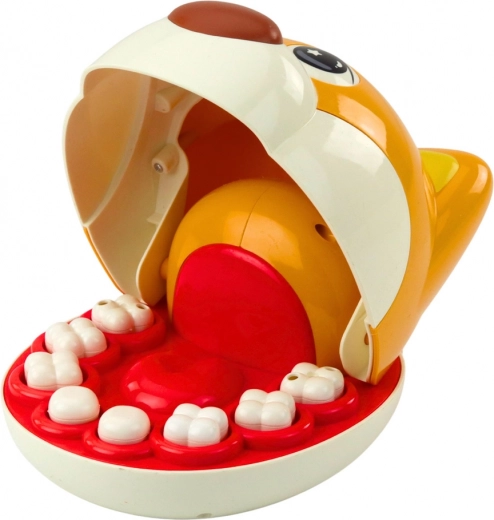 8 подвижни зъба и реалистични инструменти