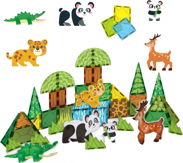 Магнитно свързване за стабилни 3D постройки