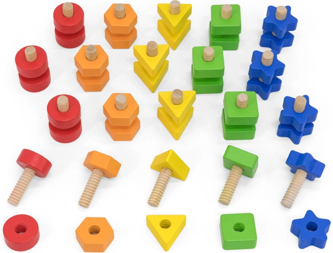 Multicolored shapes