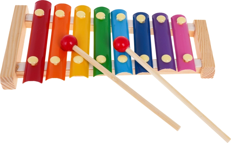 Пъстри инструменти за първи музикални стъпки