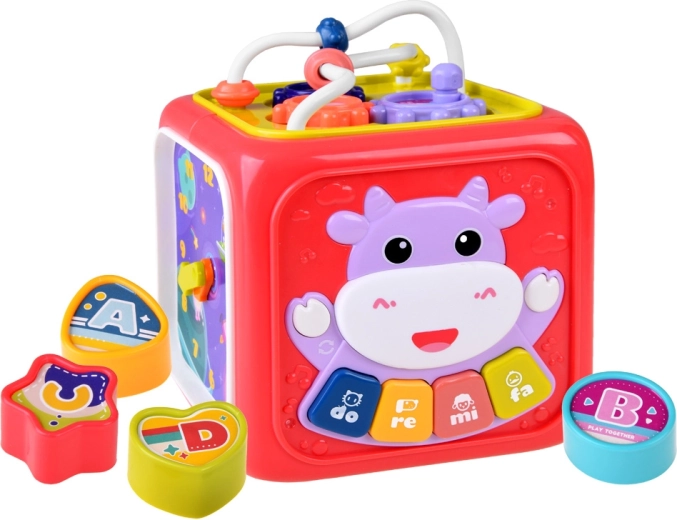 Светещо пианино със звуци на животни и мелодии