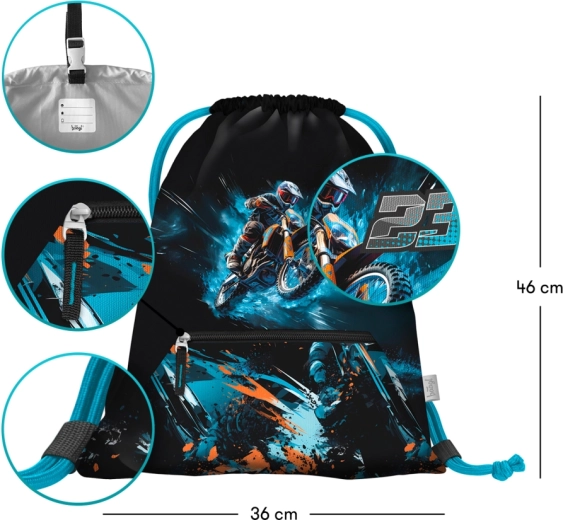 Практичен преден джоб с цип