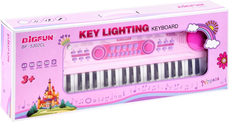 Подсветени клавиши за лесно обучение