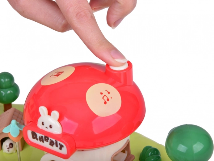 Светлинни и звукови ефекти в гъбената къщичка