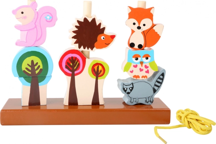 Colorful forest friends