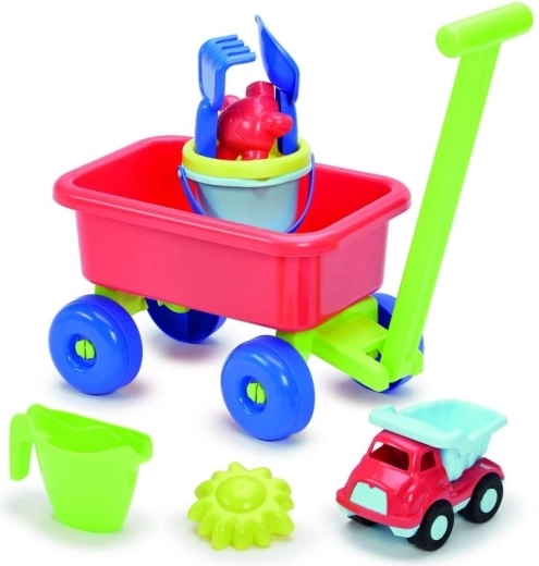 Количка за лесно превозване на играчки и пясък