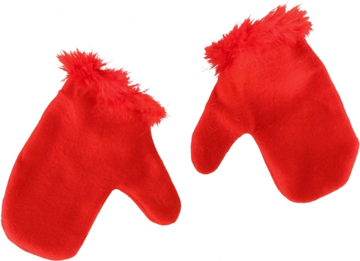 Warm gloves with soft trim
