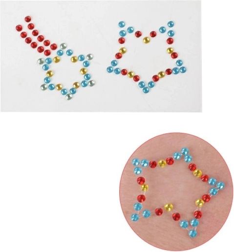 Блестящи стикери за глемър ефект