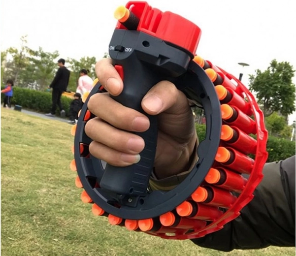 Въртящ се пълнител за 28 стрели