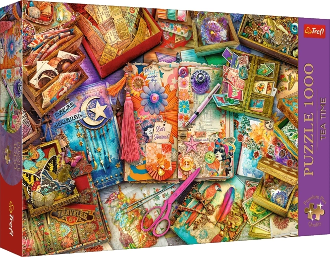 Креативен мотив Tea Time: Scrapbooking