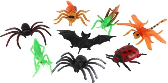 Цветен и разнообразен комплект насекоми