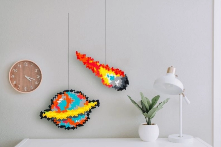 Стилна космическа декорация за стаята