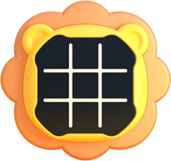 Очарователен дизайн на лъв