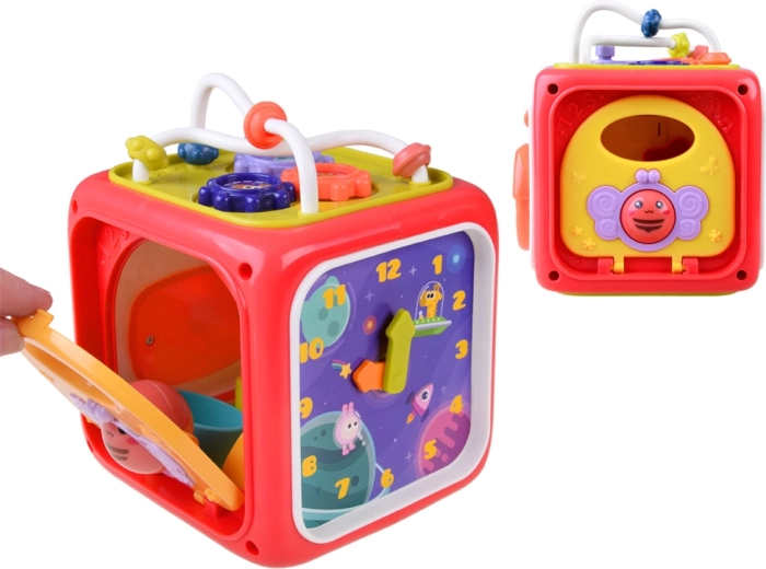 Часовник, волан и сортер