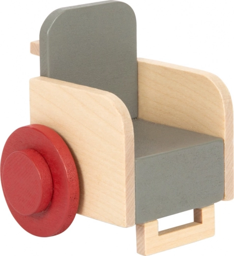 Изцяло дървена инвалидна количка