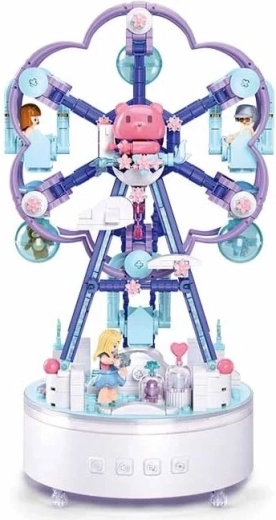 Musical carousel with lights and motion