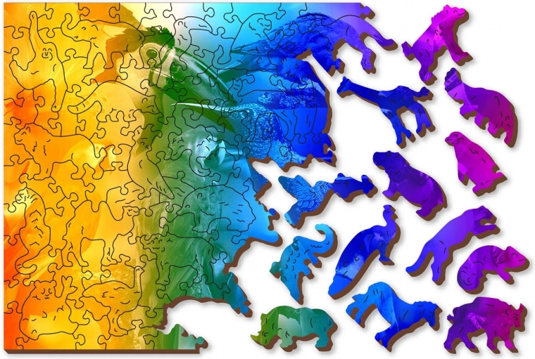 Uniquely shaped pieces