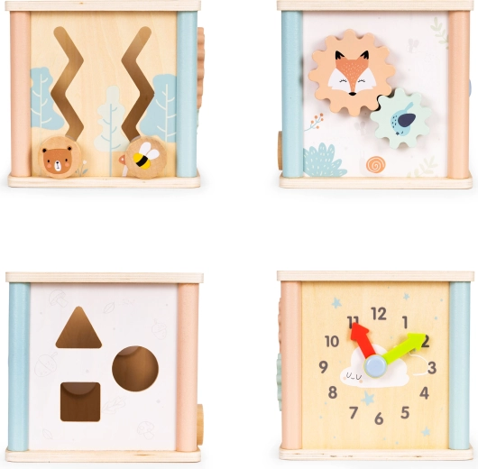 Часовник и зъбни колела за игриво учене