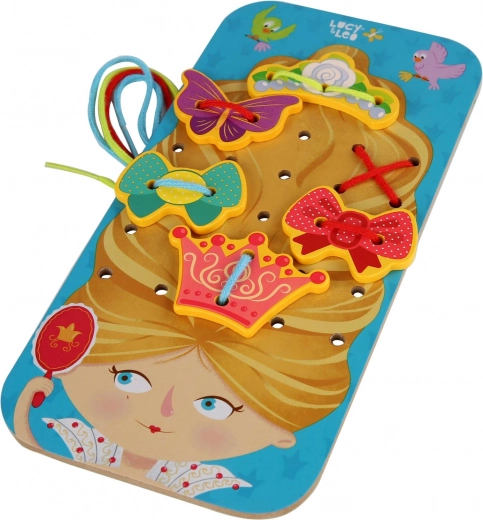 Креативна украса на косата на принцесата