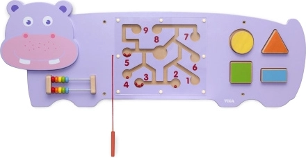 Magnetic maze for focus and numbers