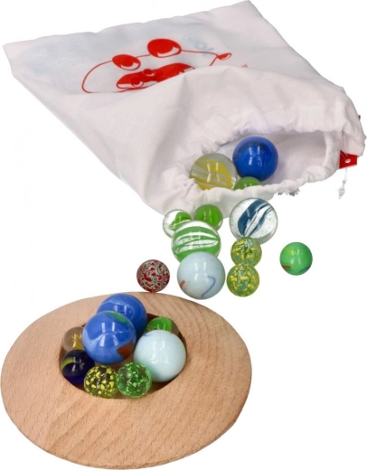 Цветни стъклени топчета