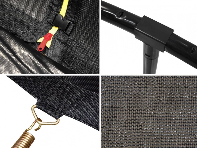 Maximum safety with net and padded posts
