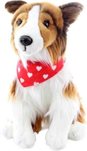 Стилен шал с мотив сърца