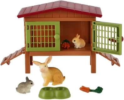 Интерактивна пластмасова клетка за зайци