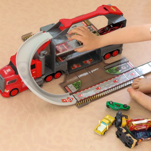 Сгъваем гараж и многоетажна писта