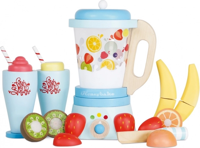 Реалистичен дървен миксер с подвижна кана