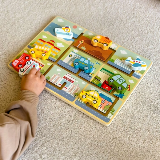 Учене чрез игра: разпознай и съотнеси правилното превозно средство